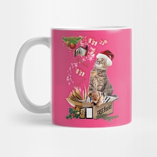 Merry-Christmas Kitty T-shirt Mug